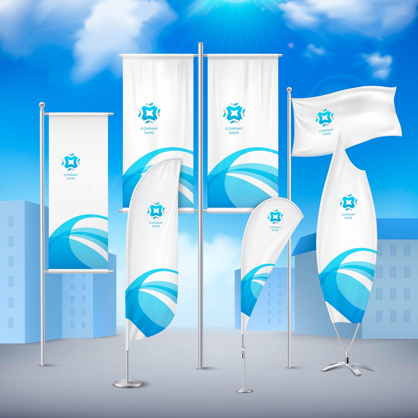 Banderas Publicitarias Ref5001BP