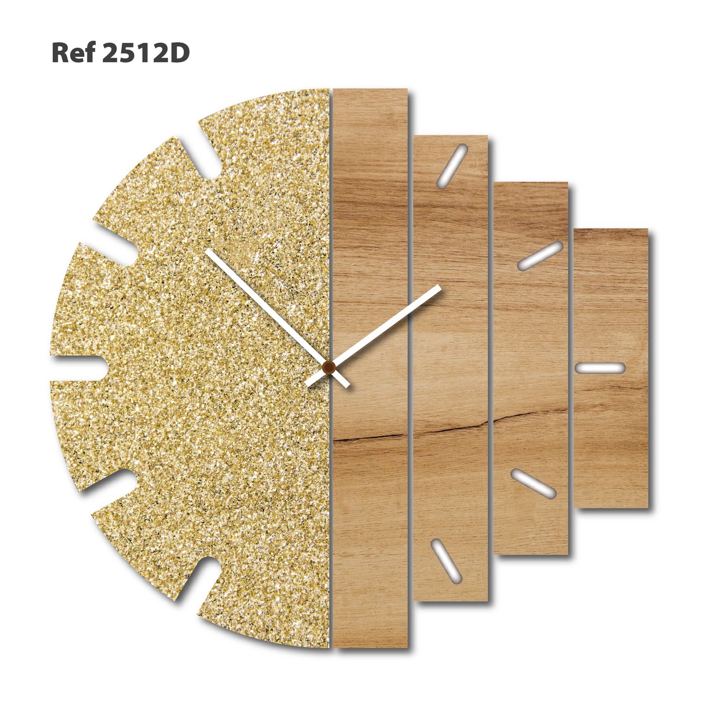 Ref 2512 - Cuarto de Luna - RELOJ PARED 32x30cm