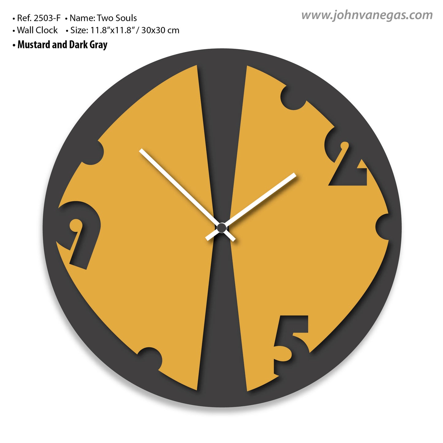 Ref 2505A - Two Souls - WALL CLOCK