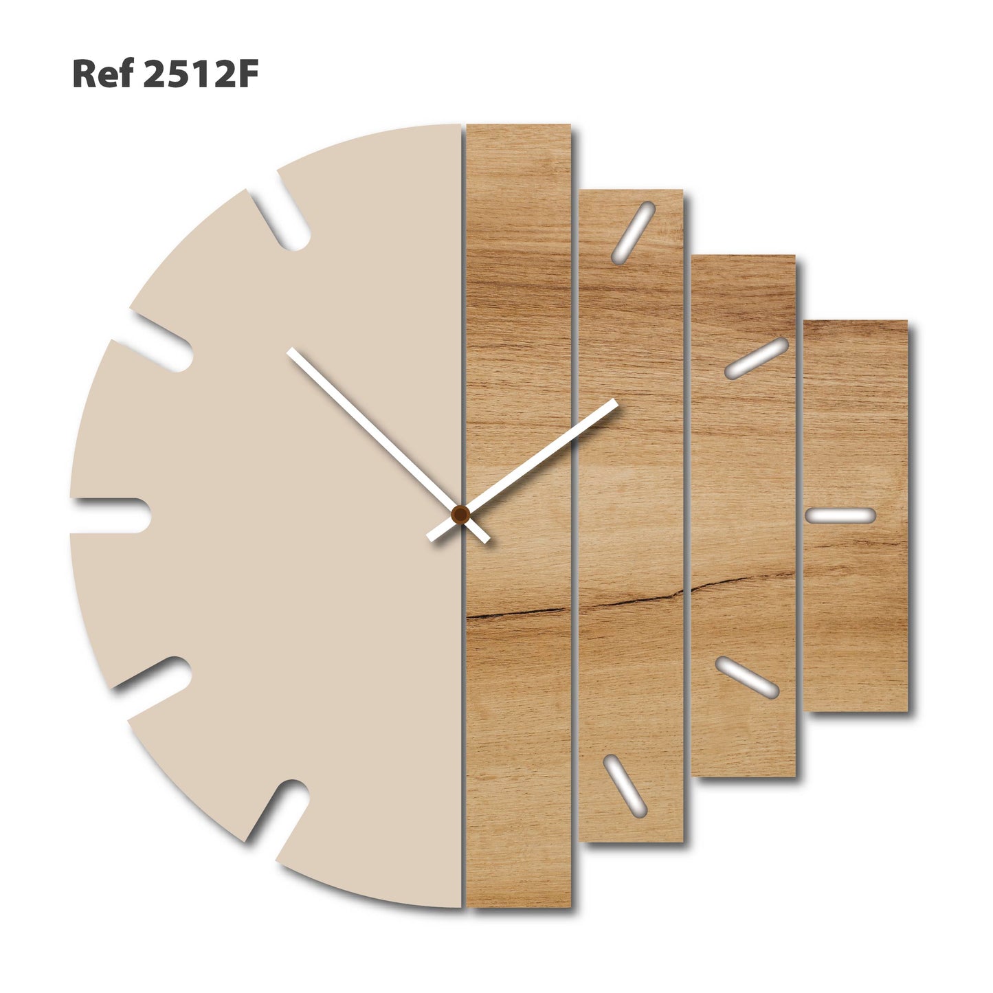 Ref 2512 - Cuarto de Luna - RELOJ PARED 32x30cm