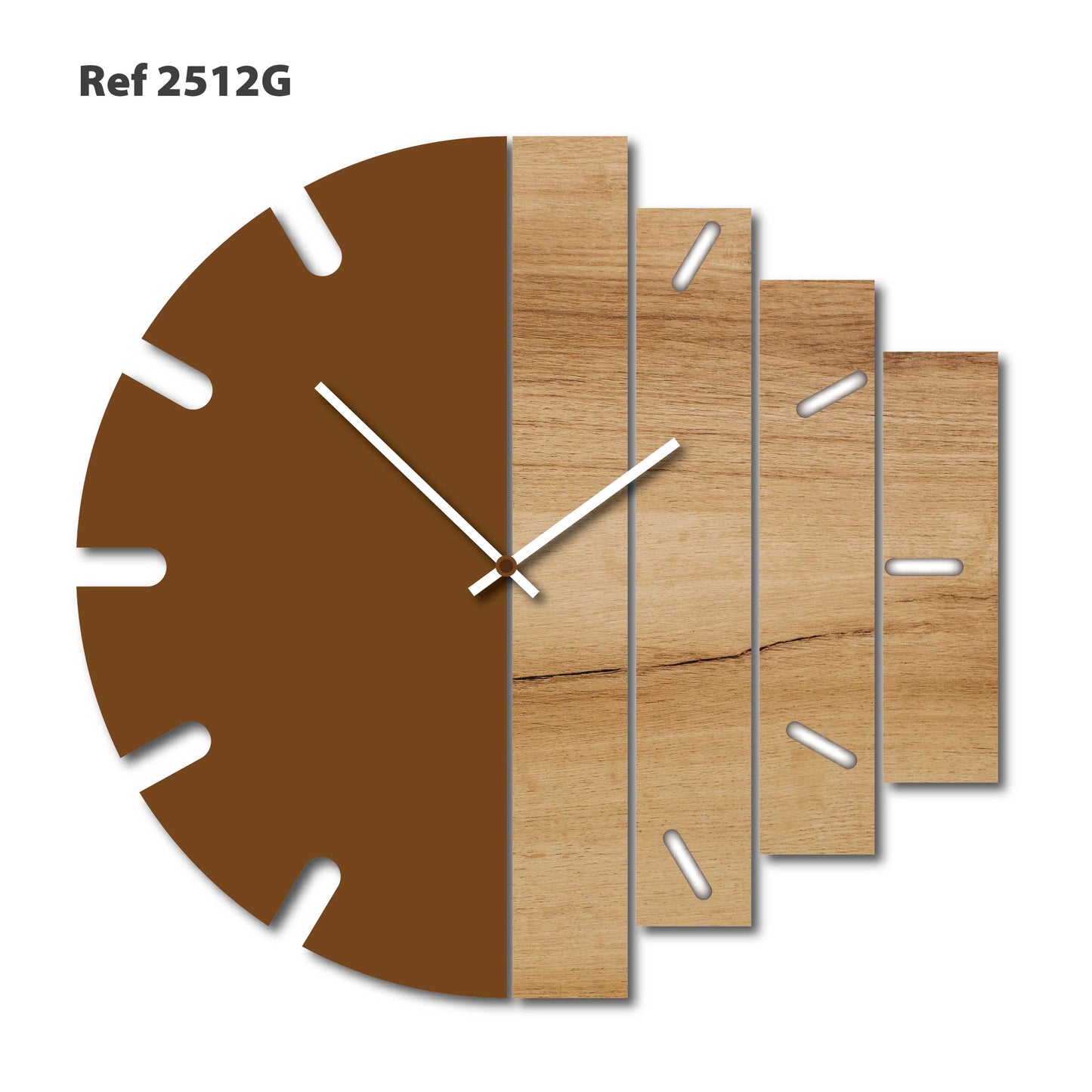 Ref 2512 - Cuarto de Luna - RELOJ PARED 32x30cm