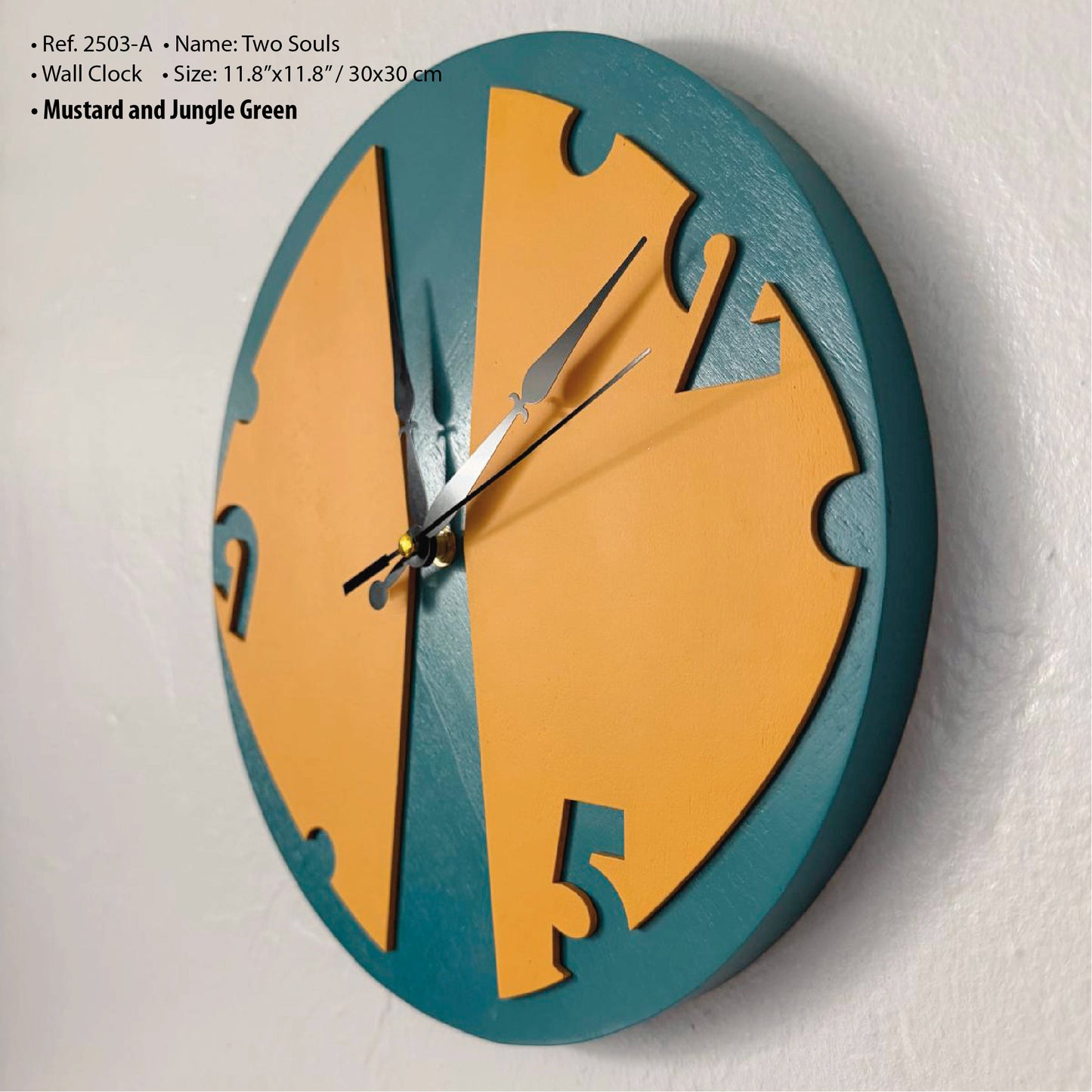 Ref 2505A - Two Souls - WALL CLOCK