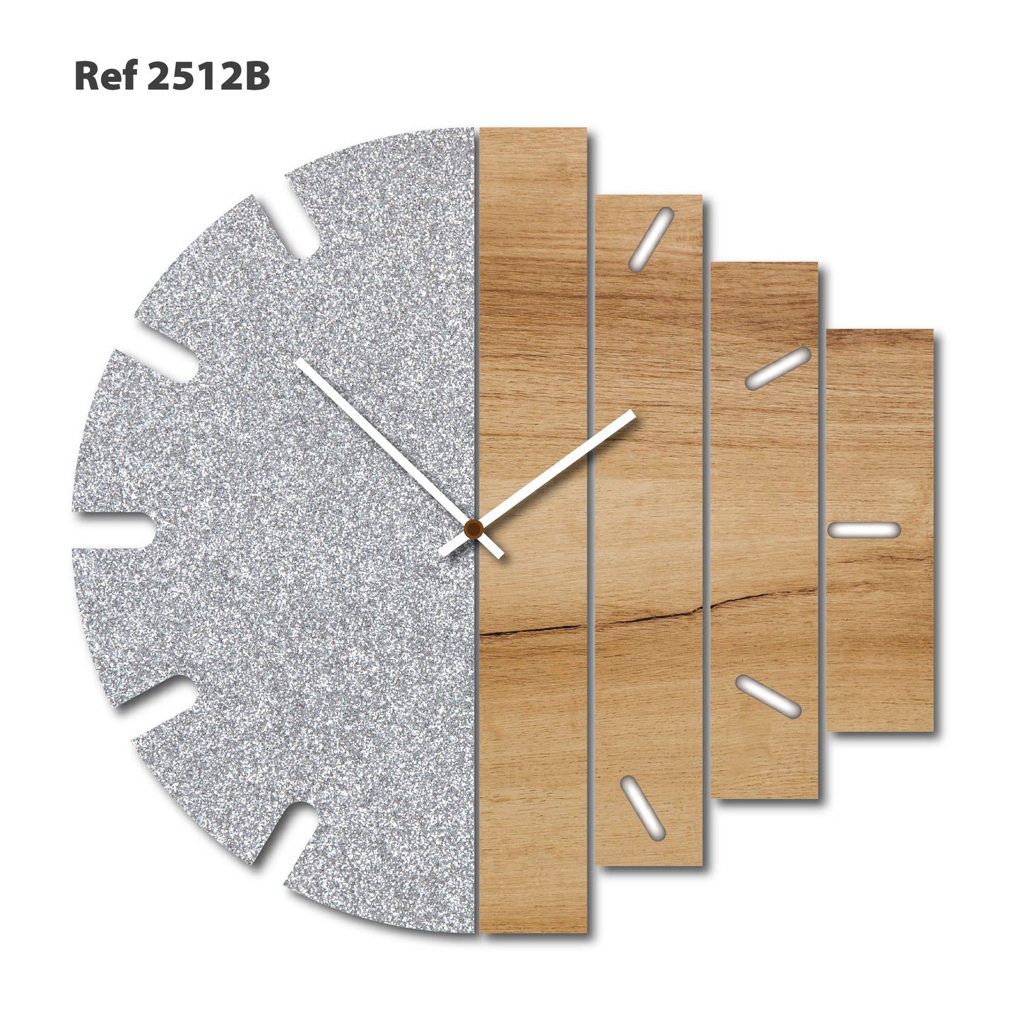 Ref 2512 - Cuarto de Luna - RELOJ PARED 32x30cm